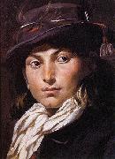Rodolfo Amoedo Portrait of a young man - Study of a head oil
